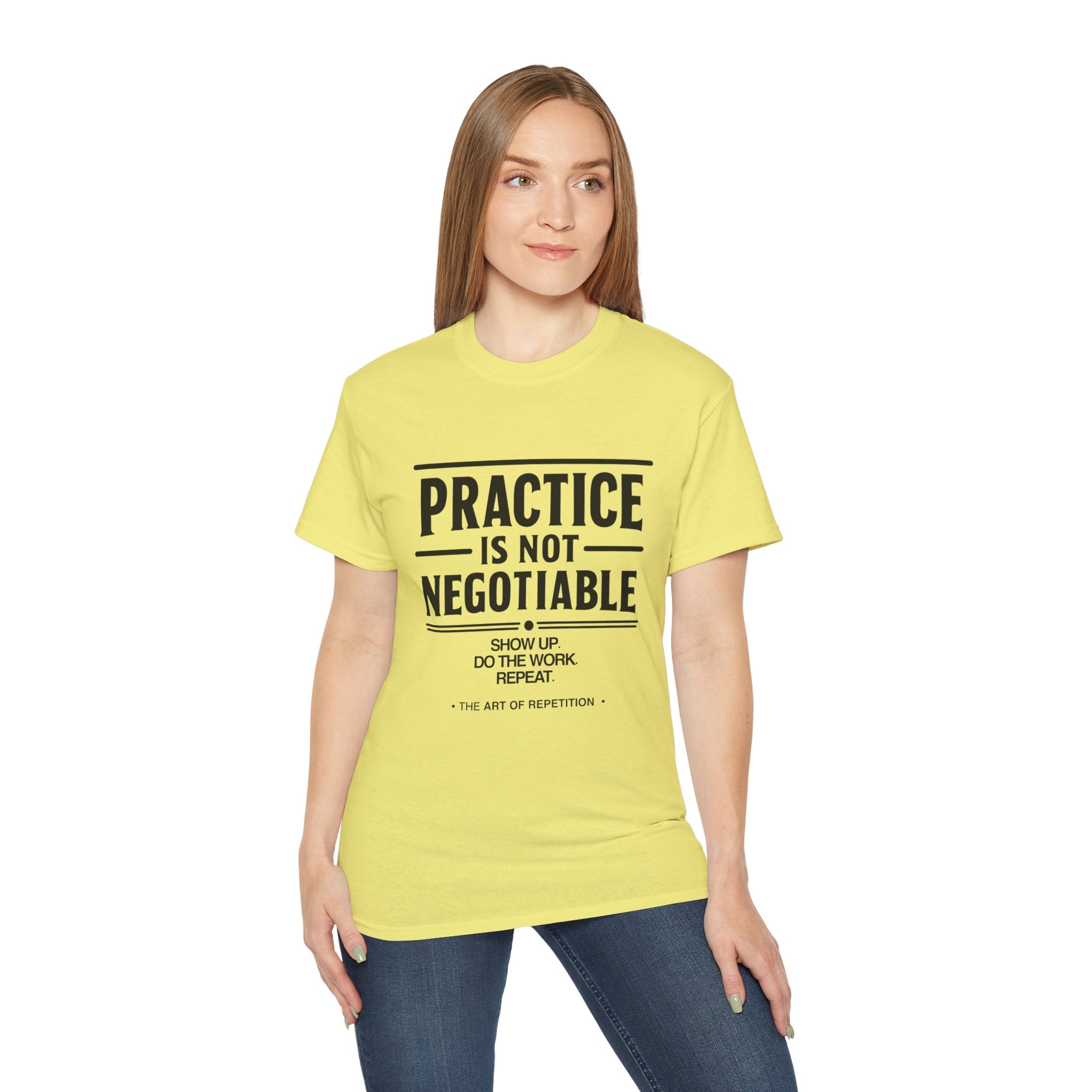 Practice Is Not Negotiable T‑Shirt —Light Color