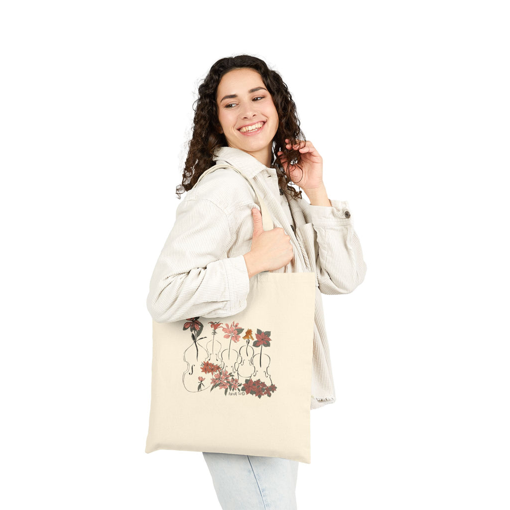 Botanical Quintet – Music Tote Bag