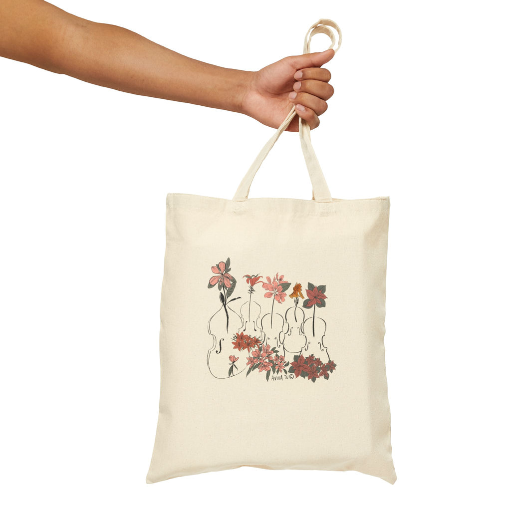 Botanical Quintet – Music Tote Bag