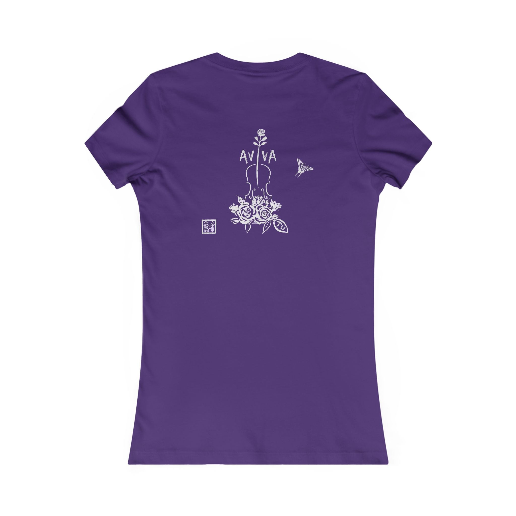 Lily Violin Tee — Botanical Music Festival Tshirt
