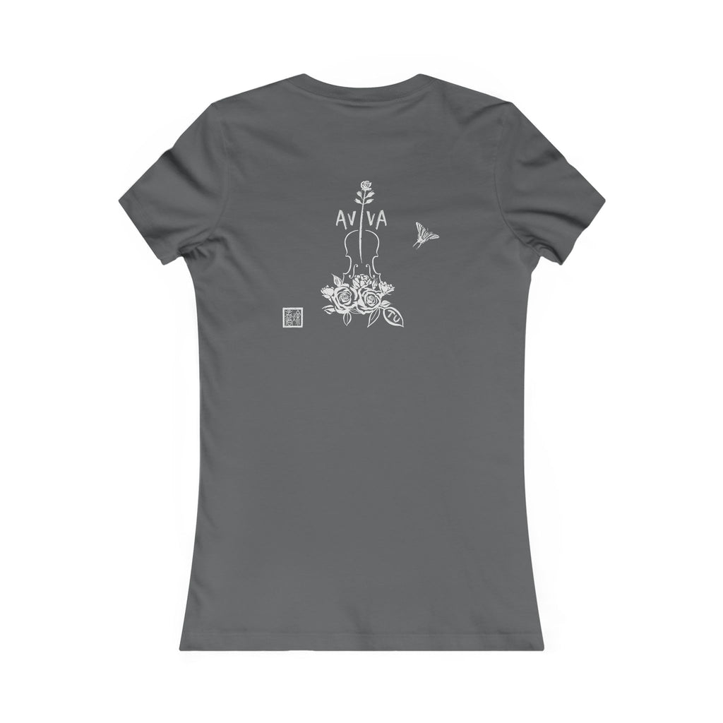 Lily Violin Tee — Botanical Music Festival Tshirt