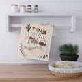 Botanical String Quintet Music Tea Towel