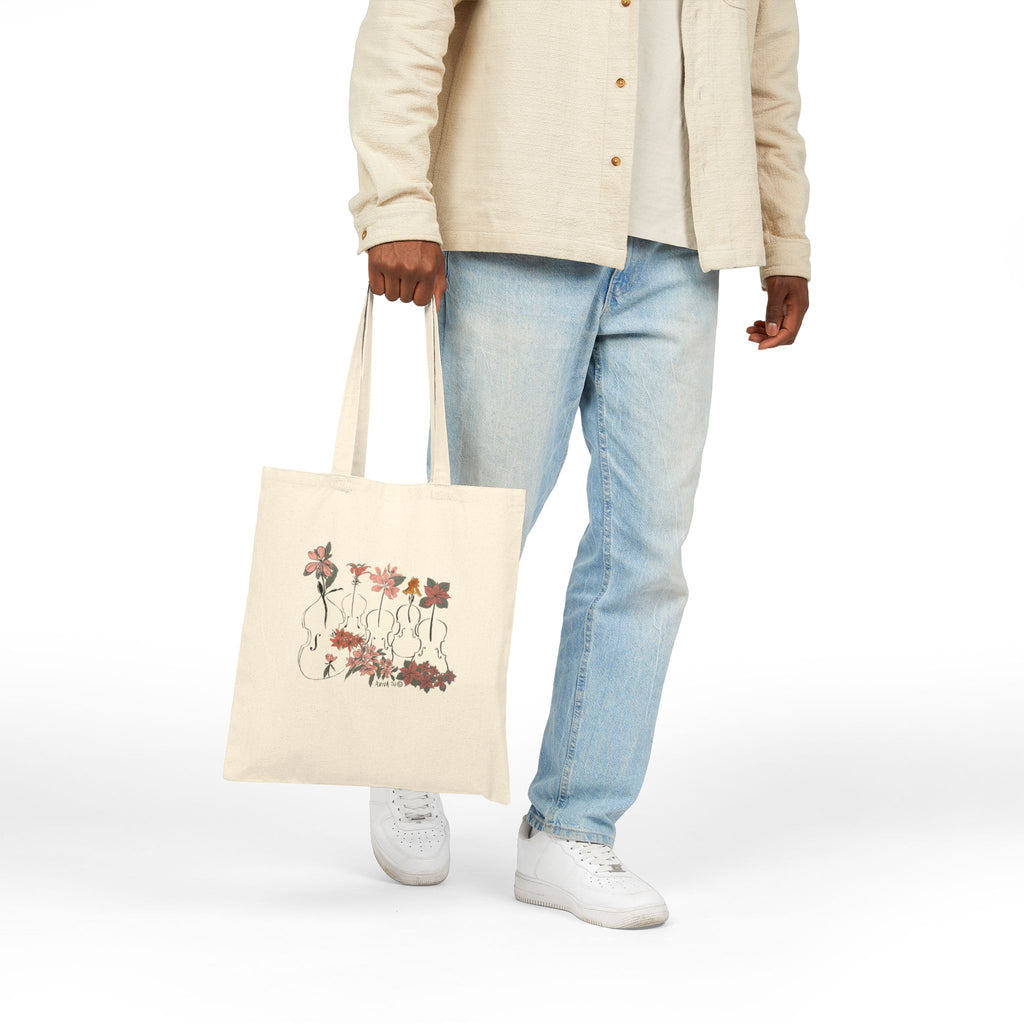 Botanical Quintet – Music Tote Bag