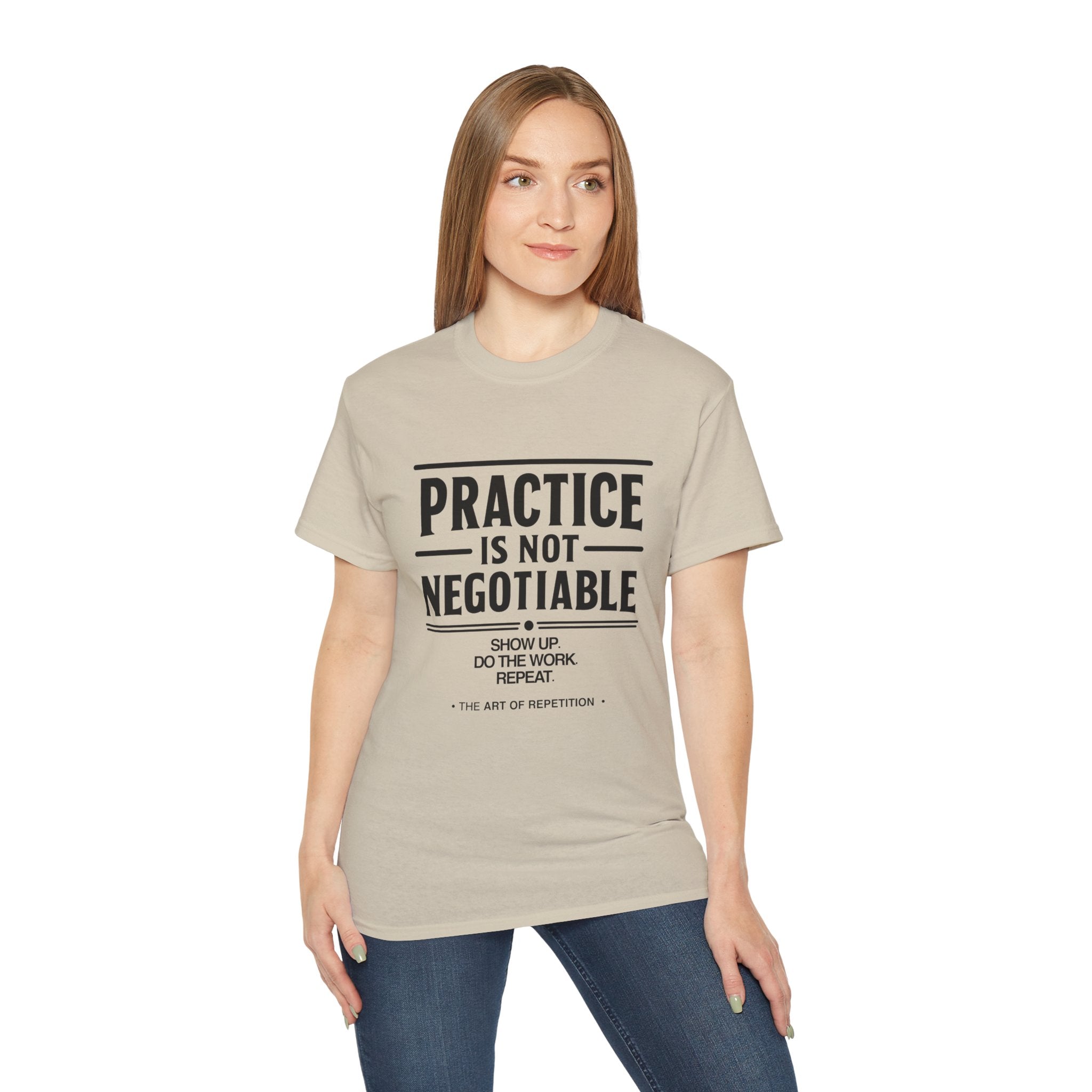 Practice Is Not Negotiable T‑Shirt —Light Color
