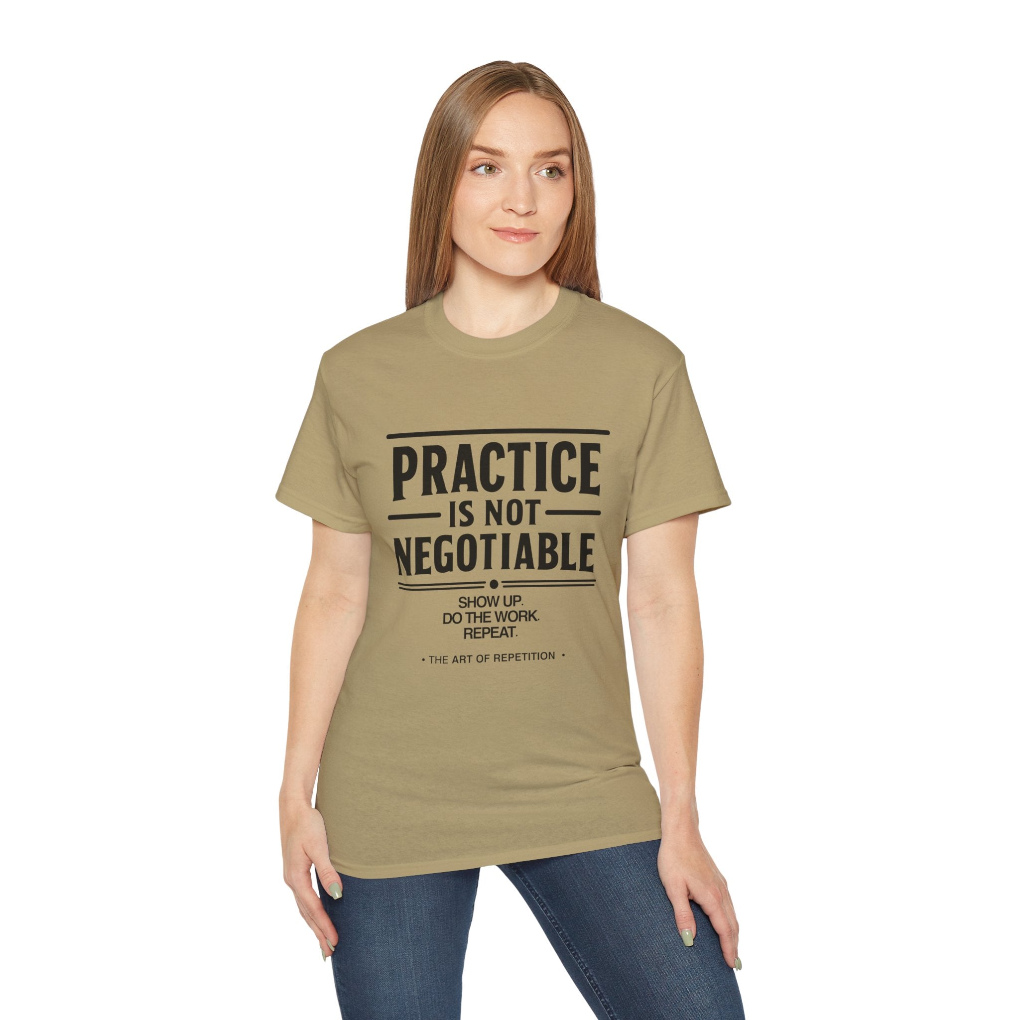 Practice Is Not Negotiable T‑Shirt —Light Color
