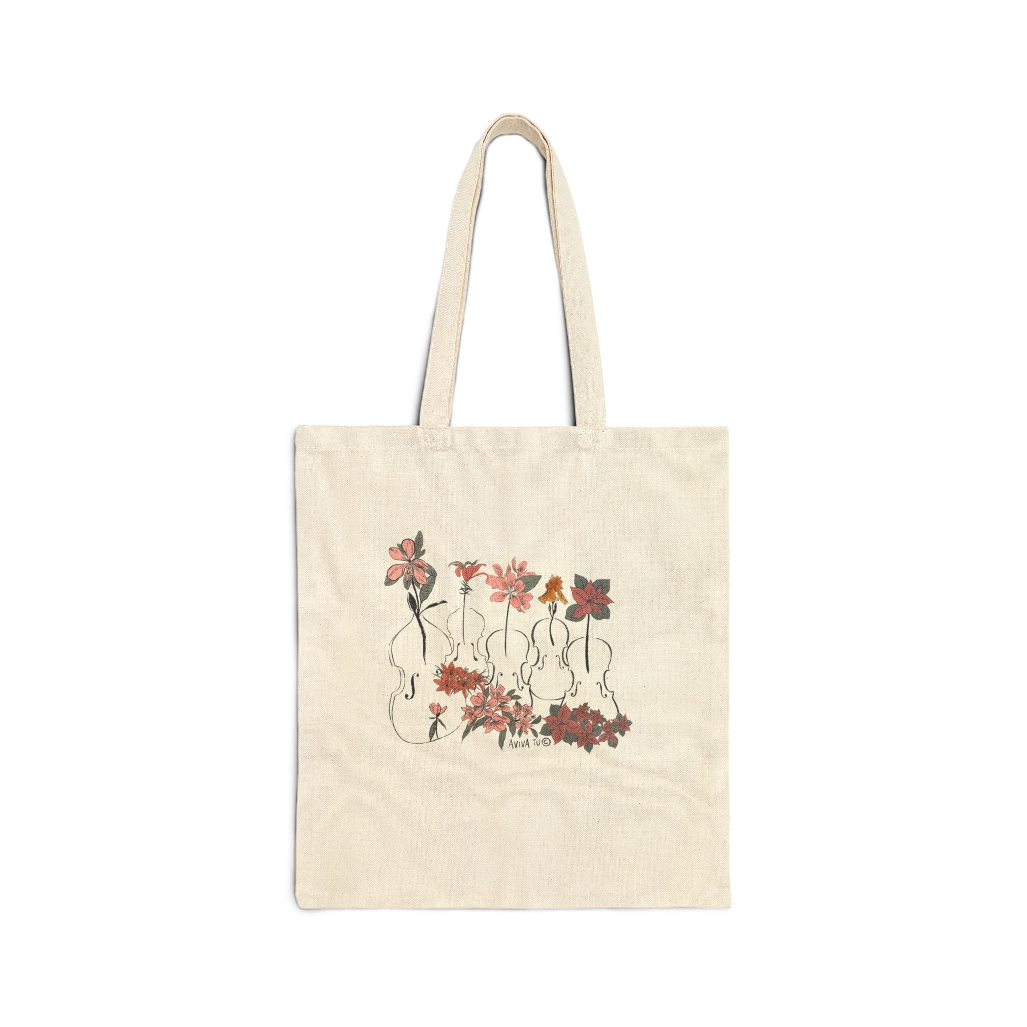 Botanical Quintet – Music Tote Bag