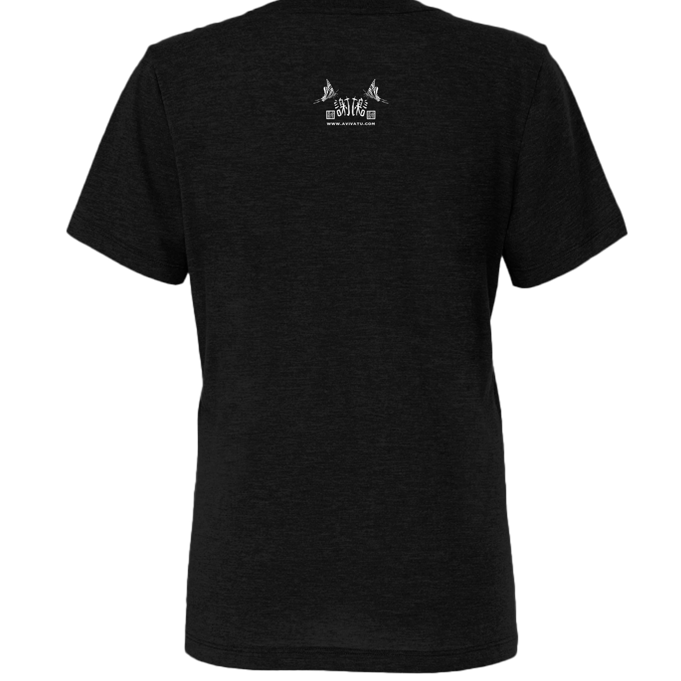 SOLID BLK TRIBLEND - 6413 - BACK